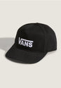 Drop V Logo Snapback Kids black Vorderansicht
