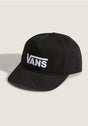 Drop V Logo Snapback Kids black Vorderansicht