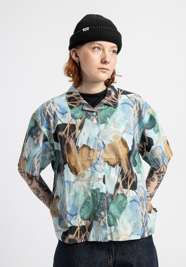 Berie blue-allover Vorderansicht