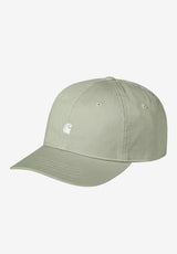 Madison Logo Cap shadygreen-white Vorderansicht