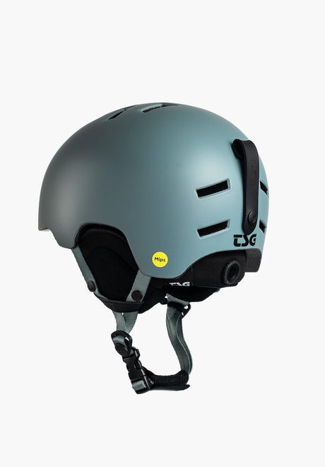 TSG Vertice Mips Graphic Design Casco de snowboard coal green fade – Vista trasera
