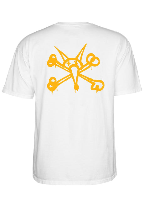 Bones Wheels Vato Rat T-Shirt white – Back view