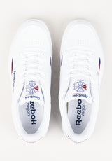 Club C 85 vegan white-classiccobalt-burgundy Closeup2