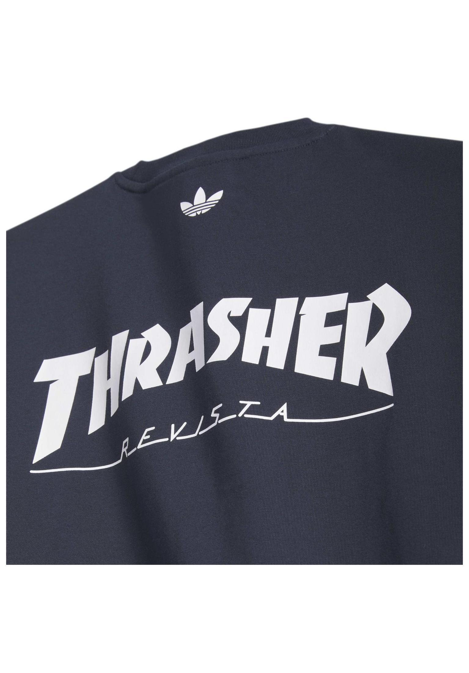 Thrasher x AFA Argentina adidas-skateboarding T-Shirt in navy for