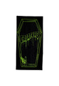 Coffin Handtuch black Vorderansicht