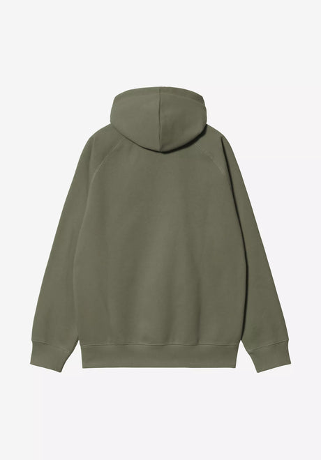 Carhartt WIP Hooded Chase Hoodie leaf-gold – Back view