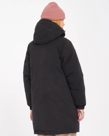 Sleepi Puff Up Parka black Rueckenansicht