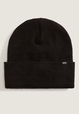 Let Loose Tall Cuff Beanie black Rueckenansicht
