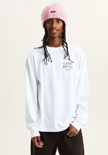 Cafe Vans white Vorderansicht