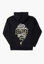 Golden Dragon Hood black Vorderansicht