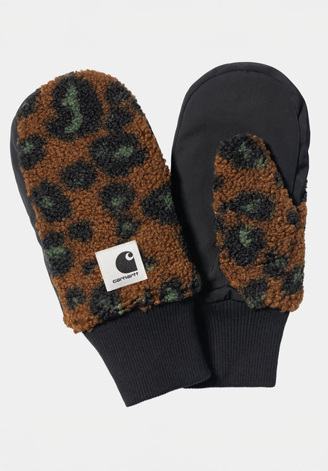 Orla Mitten camoleojacquard-tamarind-black Vorderansicht