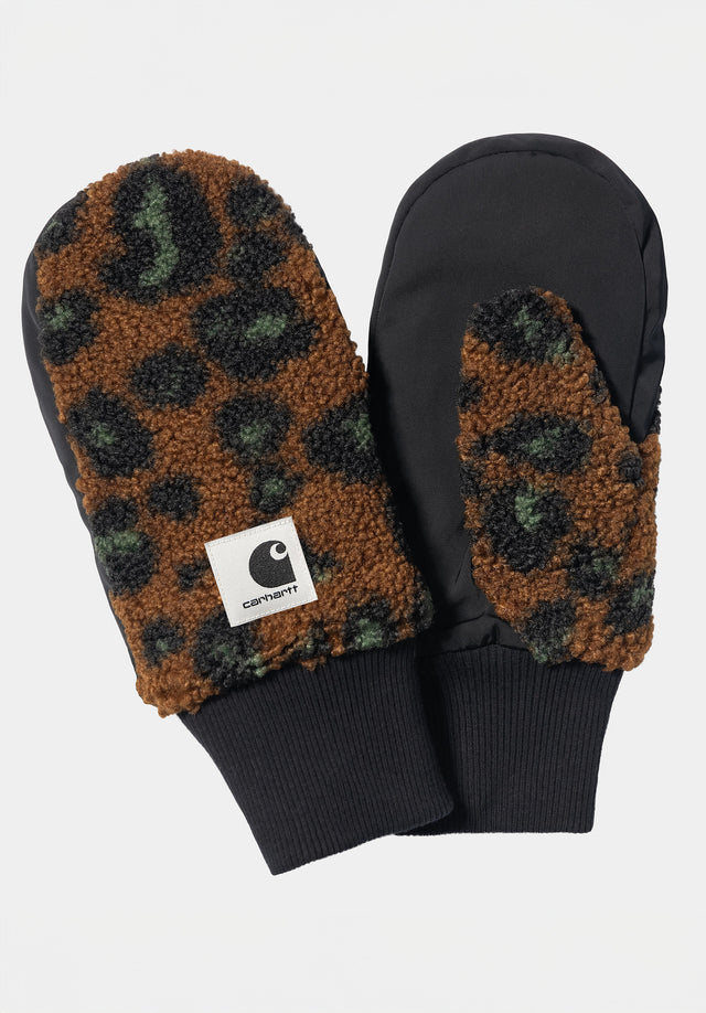 Orla Mitten camoleojacquard-tamarind-black Vorderansicht