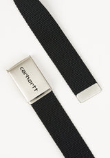 Clip Belt Chrome black Rueckenansicht