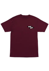 Sticker Slap Heavyweight maroon Rueckenansicht