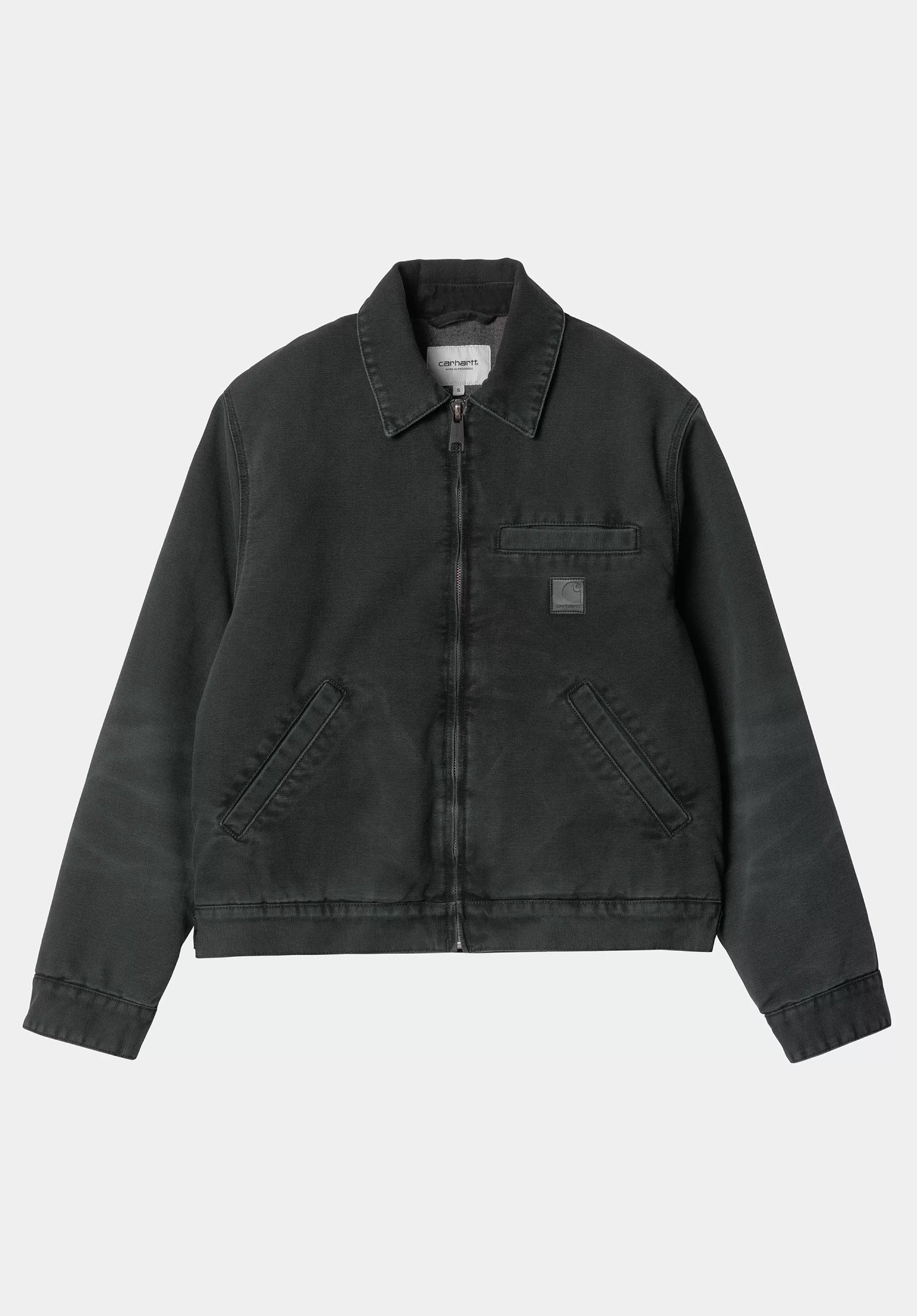 W' Dayton Carhartt WIP Light Jacket in blackstonecanvas for