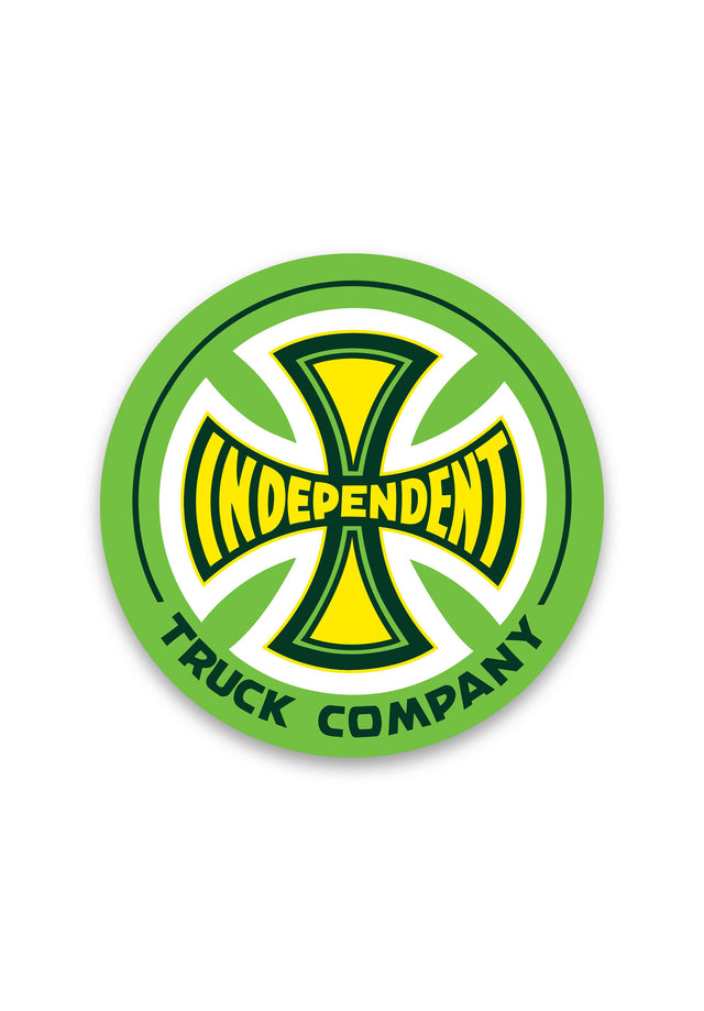 Truck Co Legacy Mylar Sticker 5-Pack green-yellow Vorderansicht
