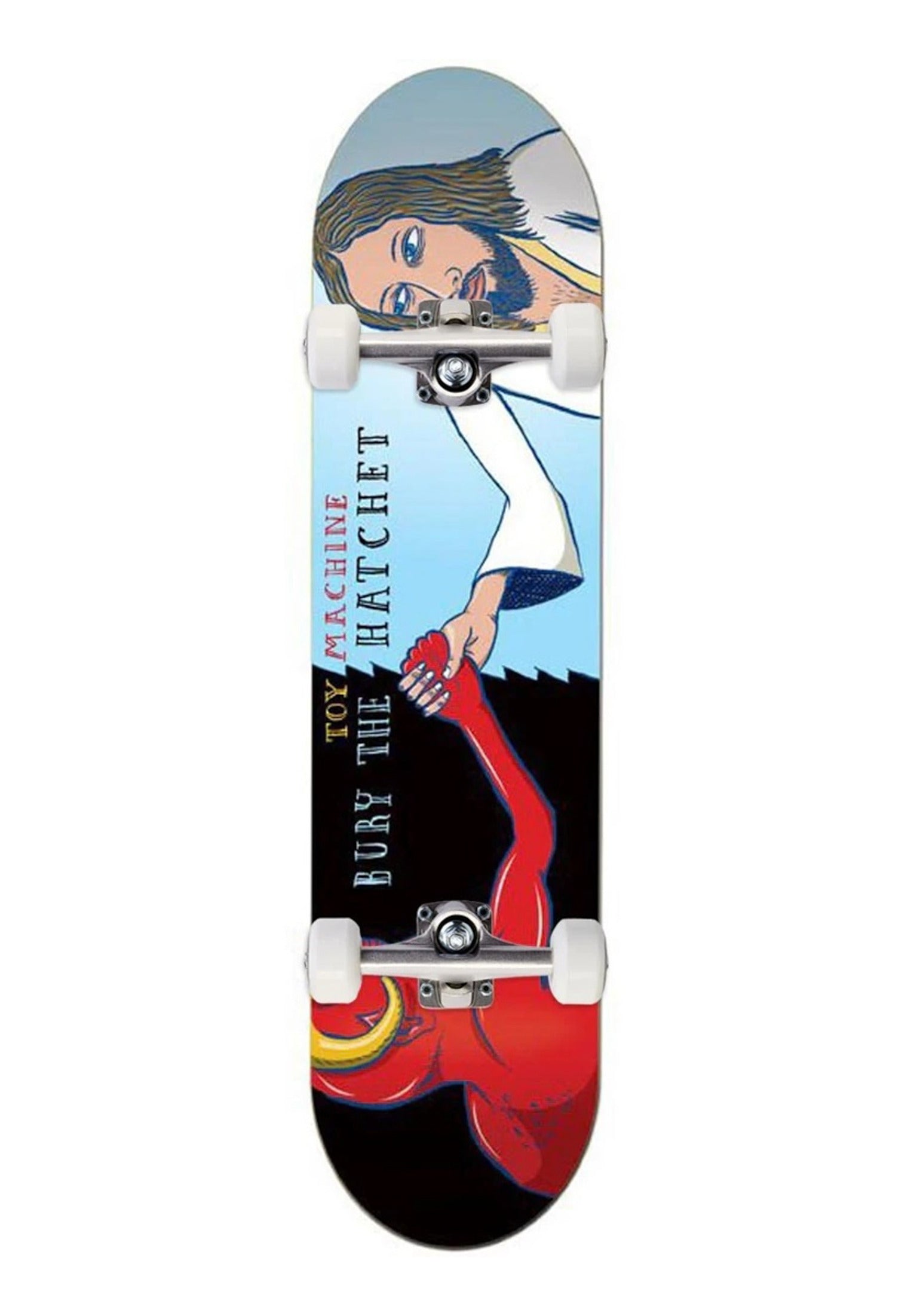 Bury the Hatchet Symmetrical Toy-Machine Skateboard Complete in