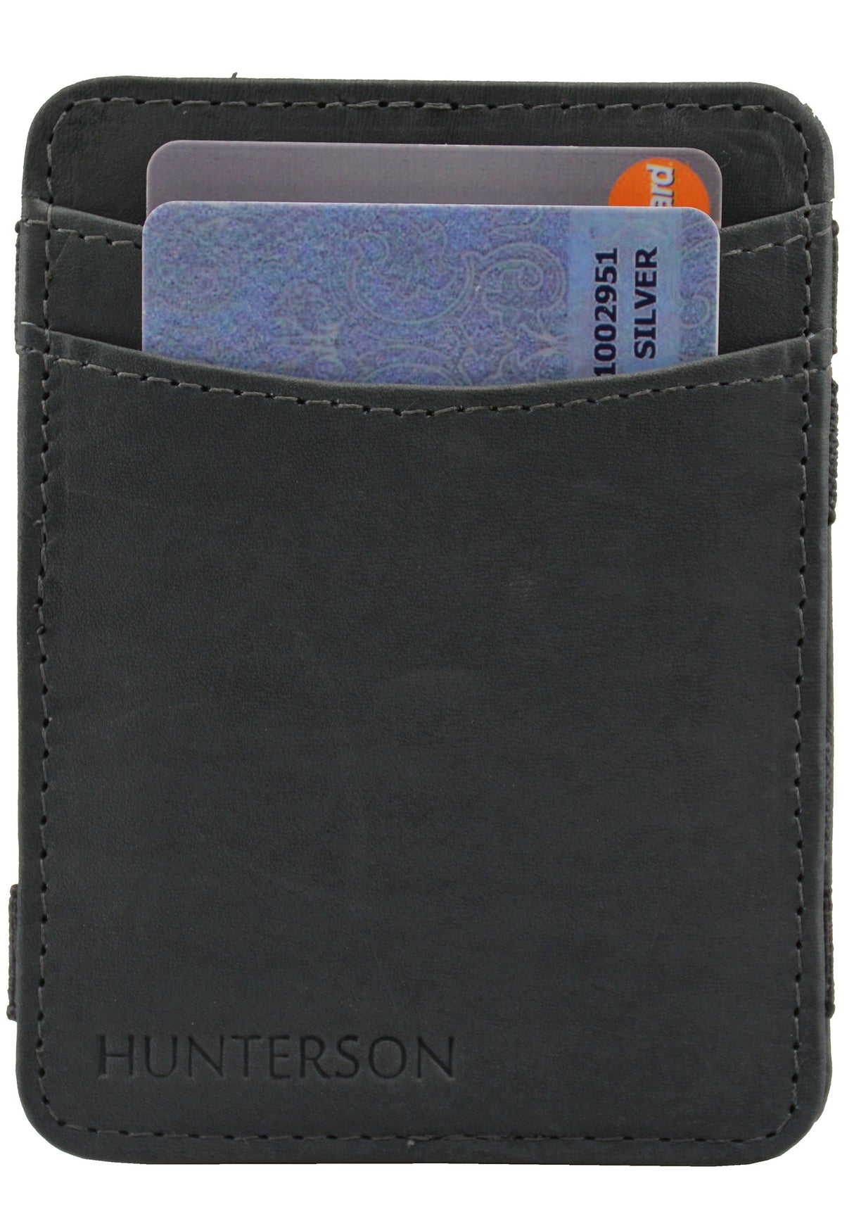 Magic Coin Wallet RFID grey Closeup2
