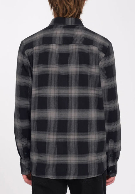 Netastone Flannel black Rueckenansicht