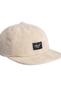 Flat 6-Panel Cap beige-cord Vorderansicht