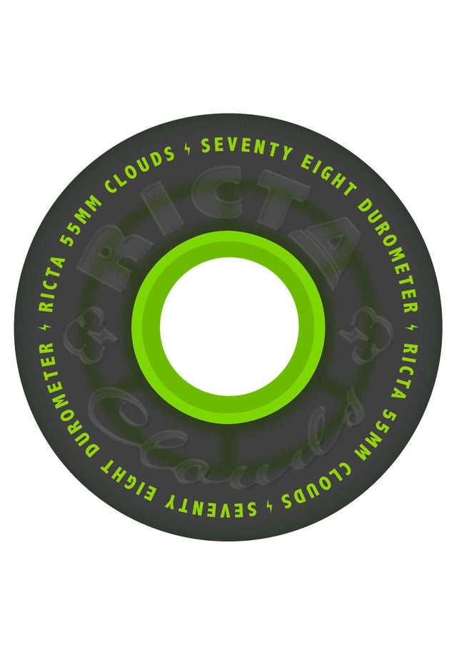 Clouds 78A transparent-black-green Vorderansicht