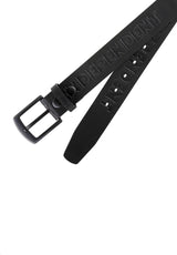 Bar Logo leather black Rueckenansicht