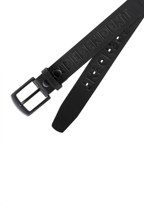 Bar Logo leather black Rueckenansicht