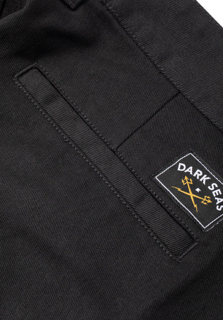 Dark Seas Go-To Chino- / Workerbroek black – Detailweergave 1