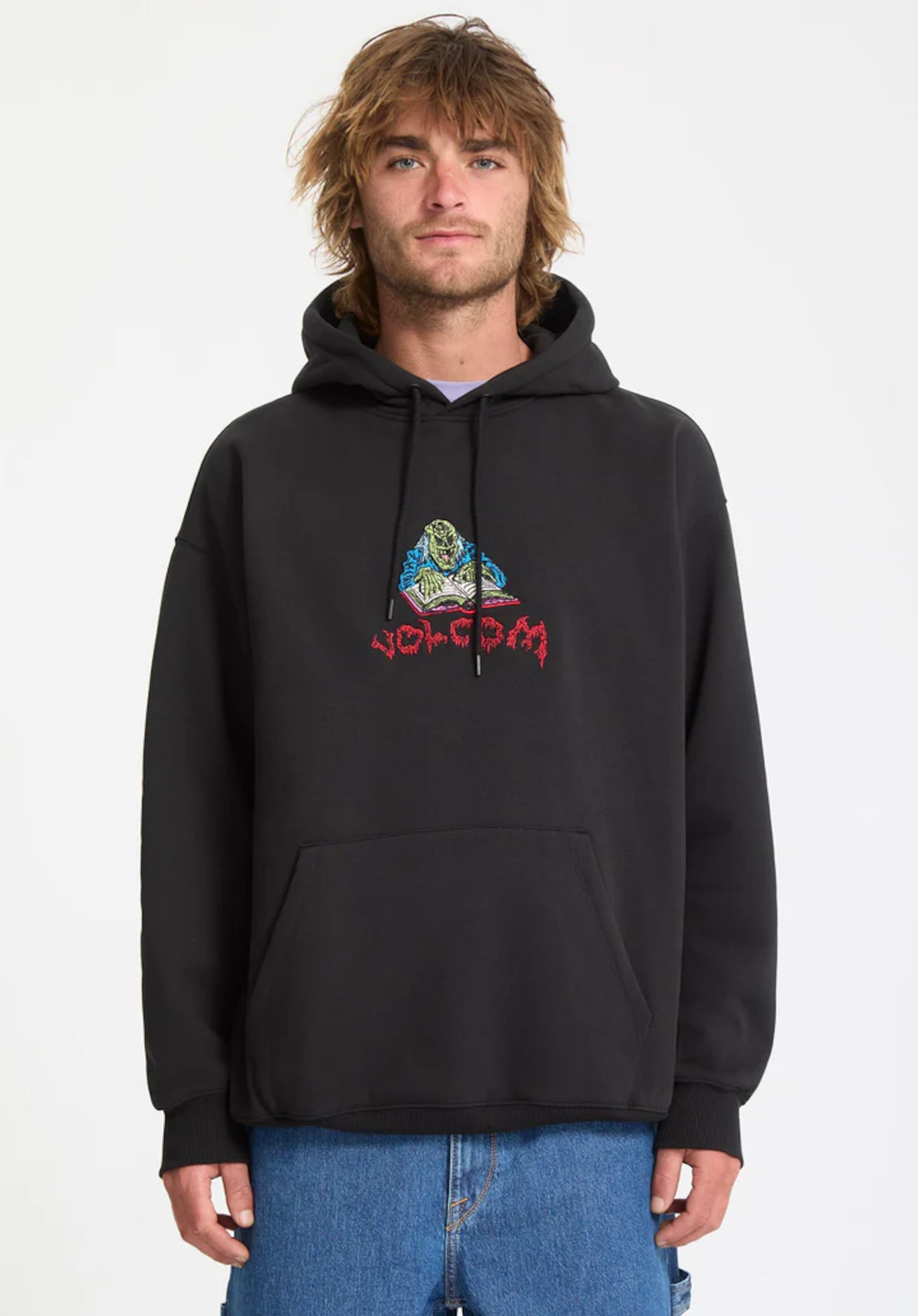 FA JJ Villard Volcom Hoodie in black for men – TITUS