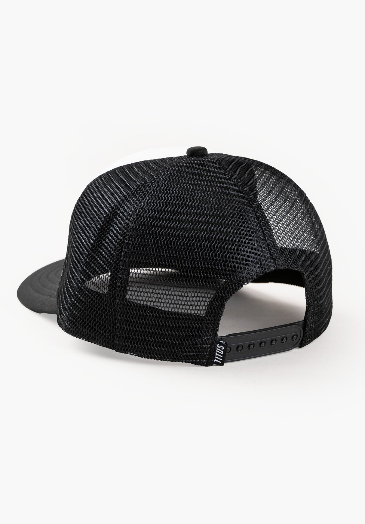 Heritage Trucker Cap black Rueckenansicht