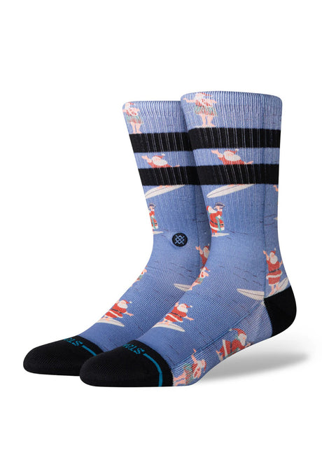 Surfing Santa Crew blue Vorderansicht