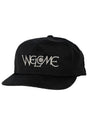 Chisel 5-Panel Unstructured Snapback black-silver Vorderansicht