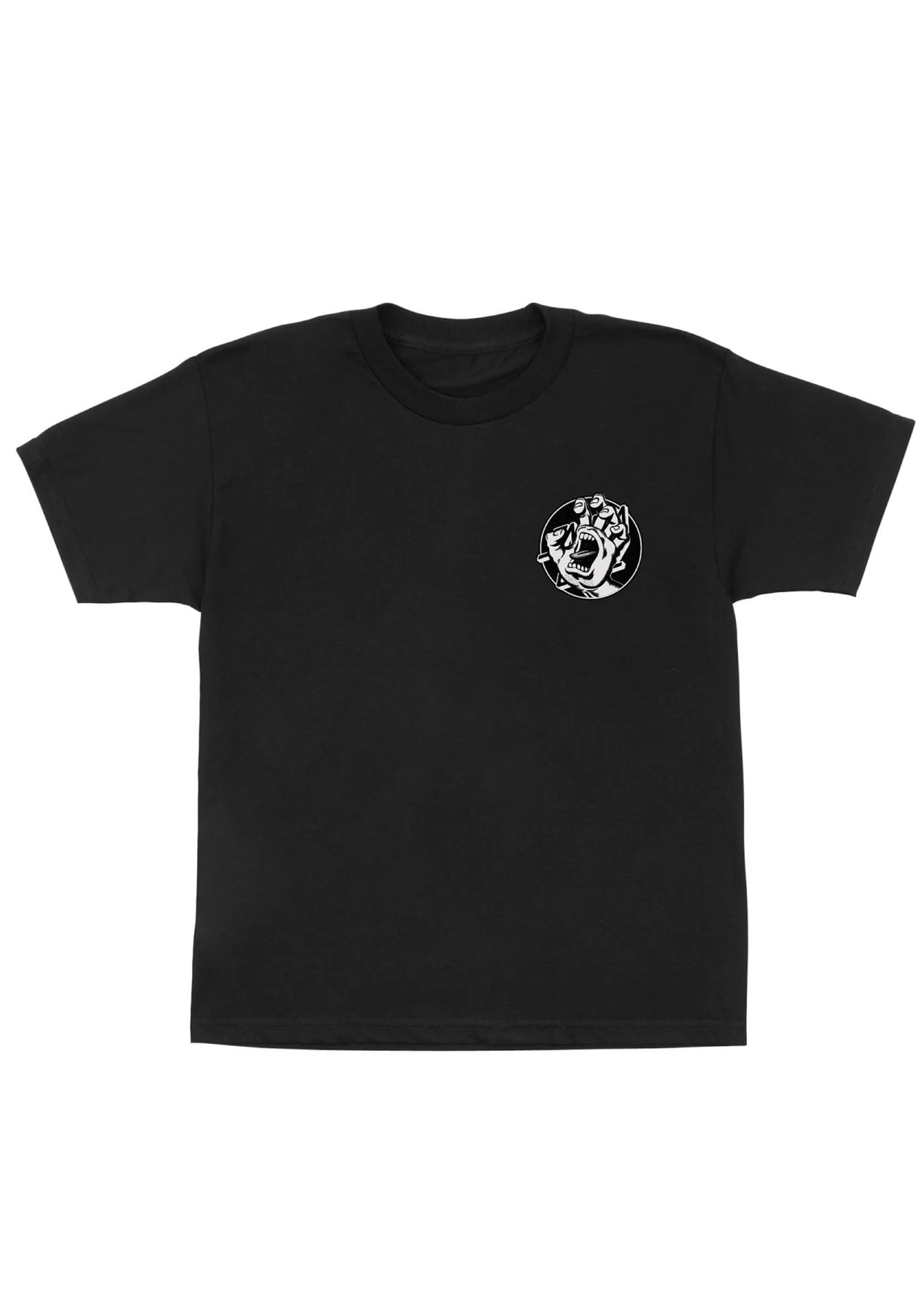 Youth Hand Dot Front black Rueckenansicht