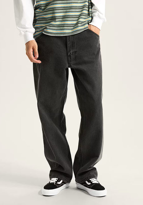 Skate Check-5 Skate Loose Denim blackdenim Vorderansicht