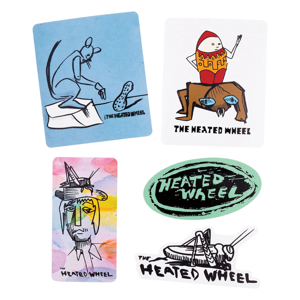 Sticker Pack #2 multicolored Vorderansicht