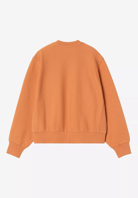 Carhartt WIP W' American Script Sweatshirt redhaven – Vue de dos