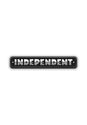 Chrome Bar Vinyl Sticker clear Vorderansicht