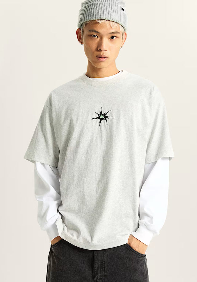 Skate Splatter ashheather Vorderansicht