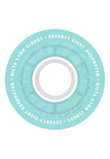 Clouds 78A transparent-aqua Vorderansicht
