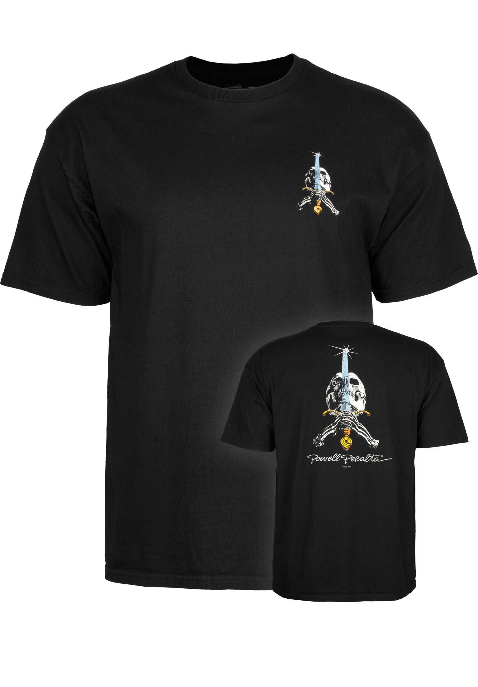 Skull & Sword Powell-Peralta T-Shirt in black for men – TITUS