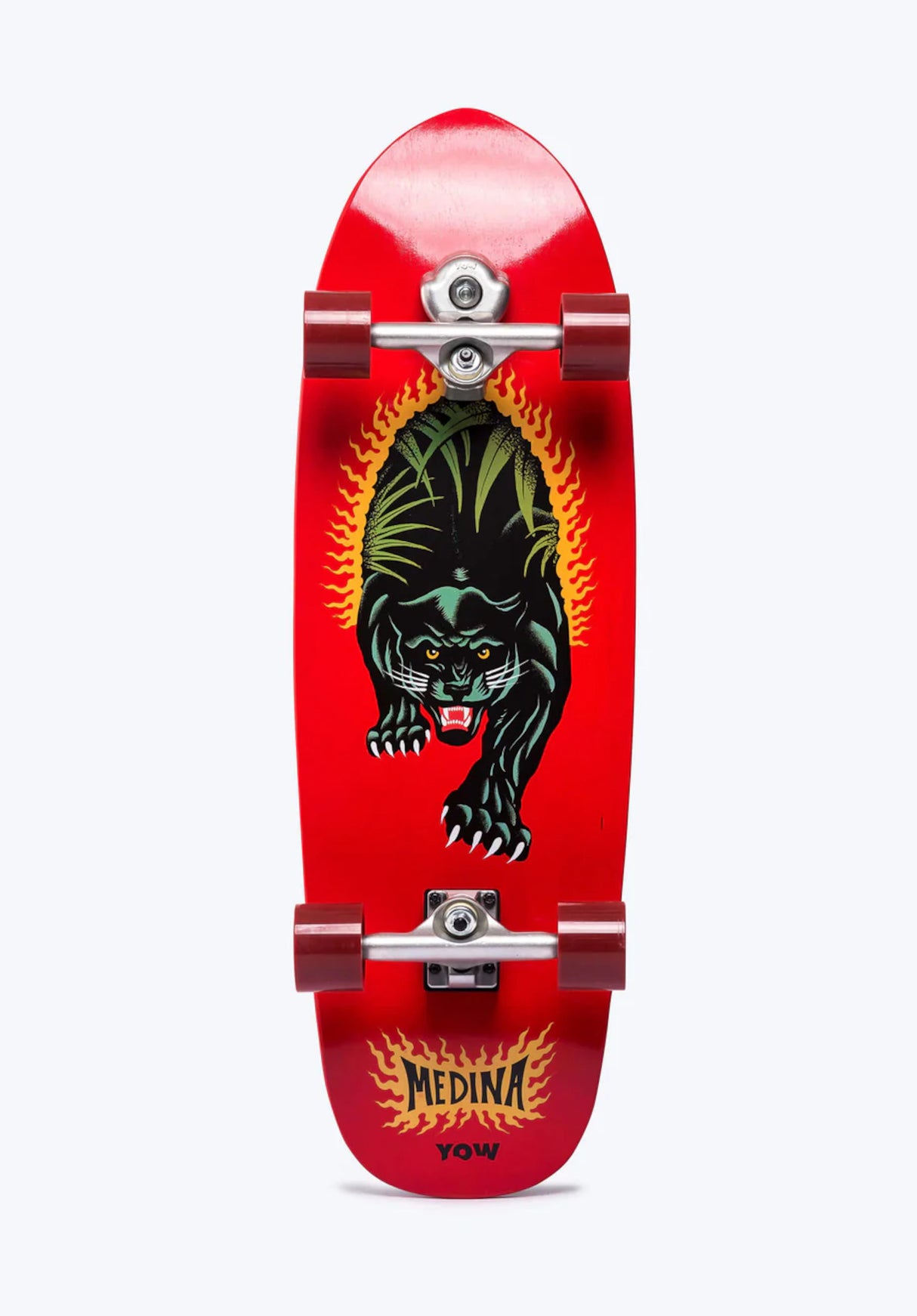 Medina Panthera Surfskate 33.5 red Vorderansicht