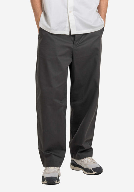 Reell Loose Flex Chino PC Chino- / Cloth pants vulcangrey – Front view
