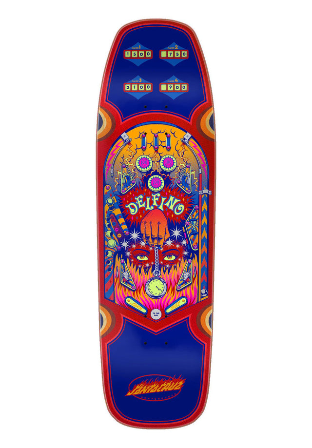 Delfino Pinball Shaped navy-red Vorderansicht