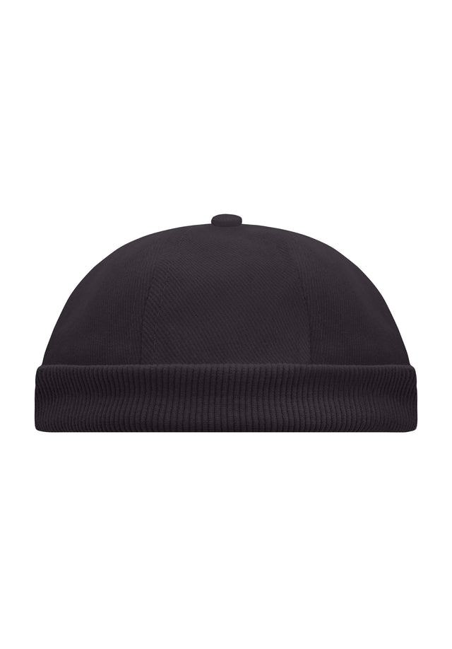 Docker Cap darkgrey Vorderansicht