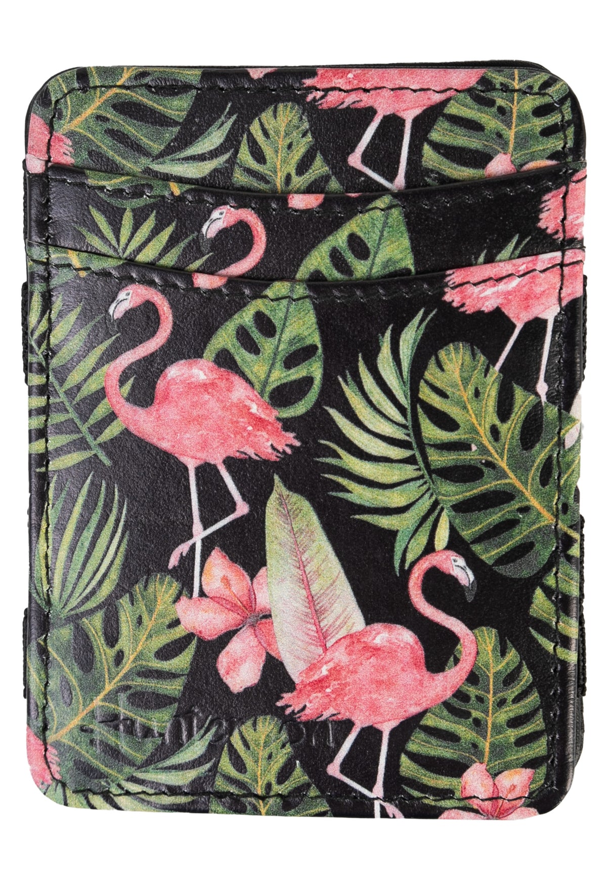 Magic Wallet Coin Print flamingo Vorderansicht