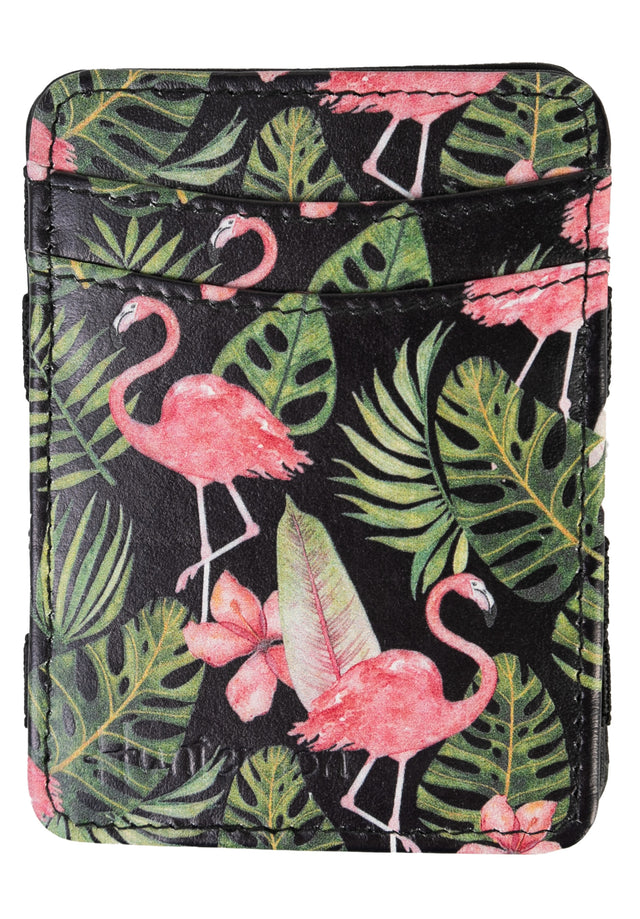 Magic Wallet Coin Print flamingo Vorderansicht