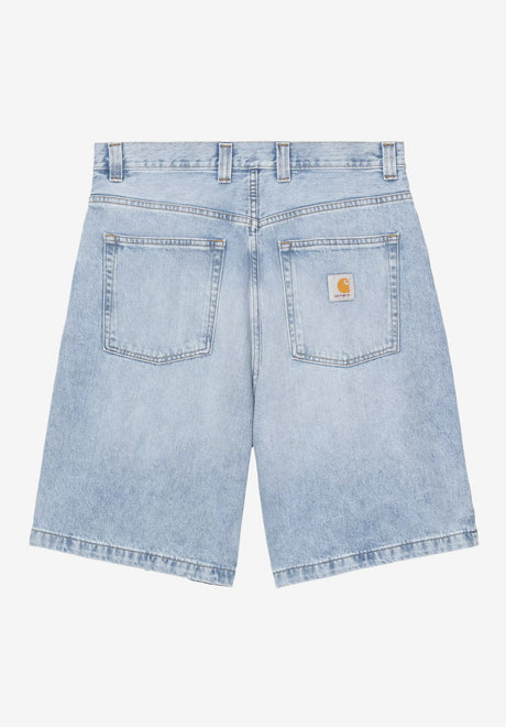 Brandon Short blueheavywornbleached Rueckenansicht