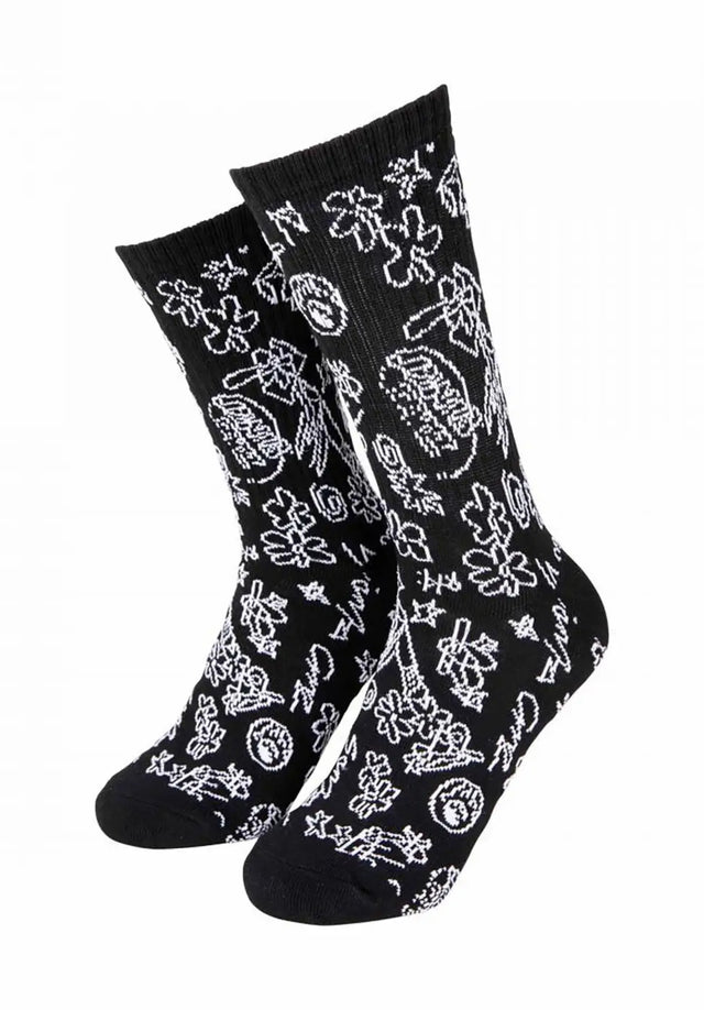 Artificial Scribble black Vorderansicht