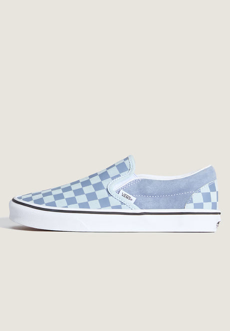 Classic Slip-On checkerboard-lightblue Vorderansicht