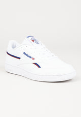 Club C 85 vegan white-classiccobalt-burgundy Vorderansicht